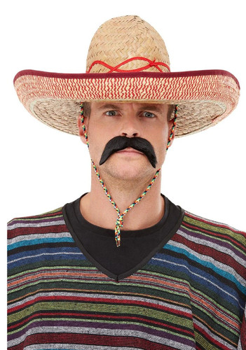 New mexican sombrero straw hat - sombrero,