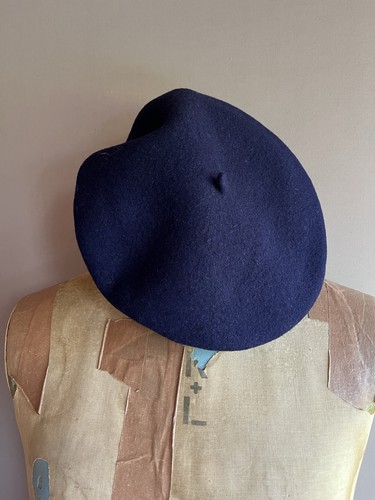 Gorostiaga beret hat navy blue - gorostiaga,