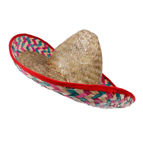 Mexican sombrero straw hat - straw,